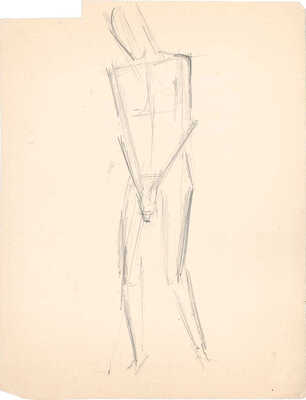 Смирнов Борис Александрович. Четыре рисунка архитектурного отделения АХ на двух листах: